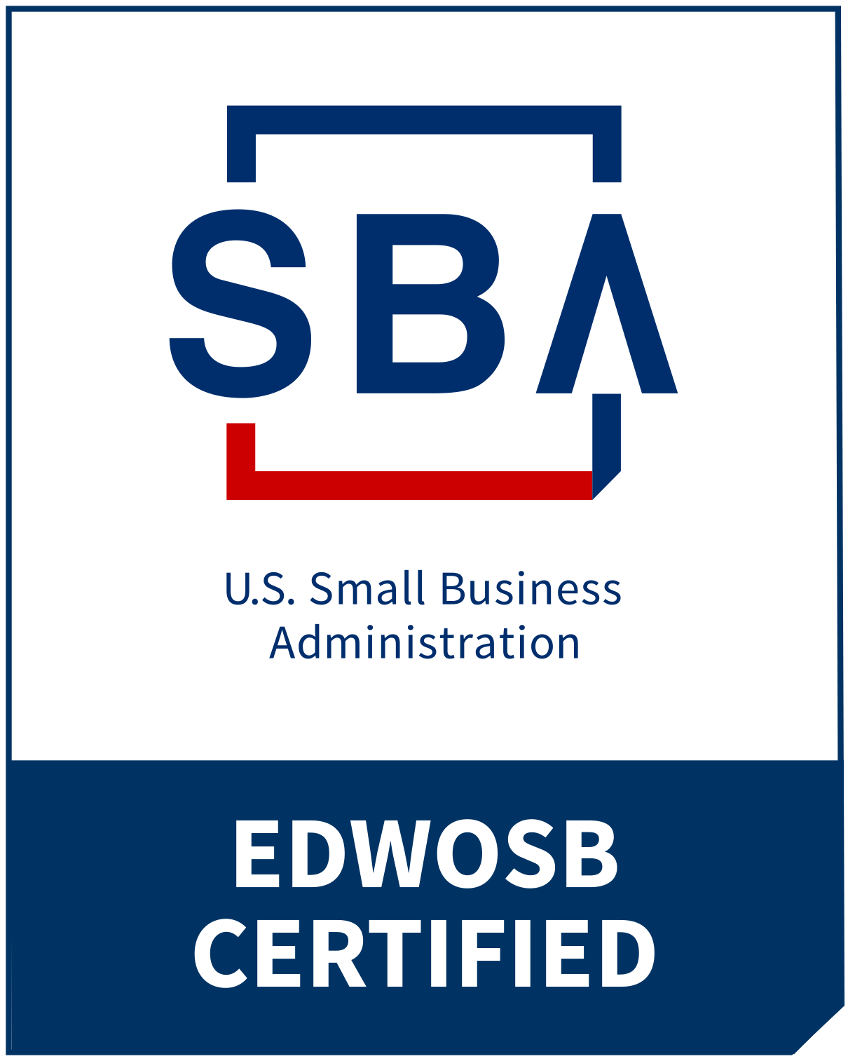 SBA Certified Economically Disadvantaged Women-Owned Small Business (EDWOSB)